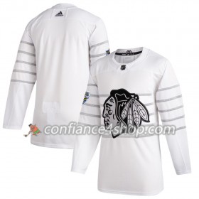 Adidas Maillot de Hockey Chicago Blackhawks Blank Blanc 2020 NHL All-Star Authentic - Homme